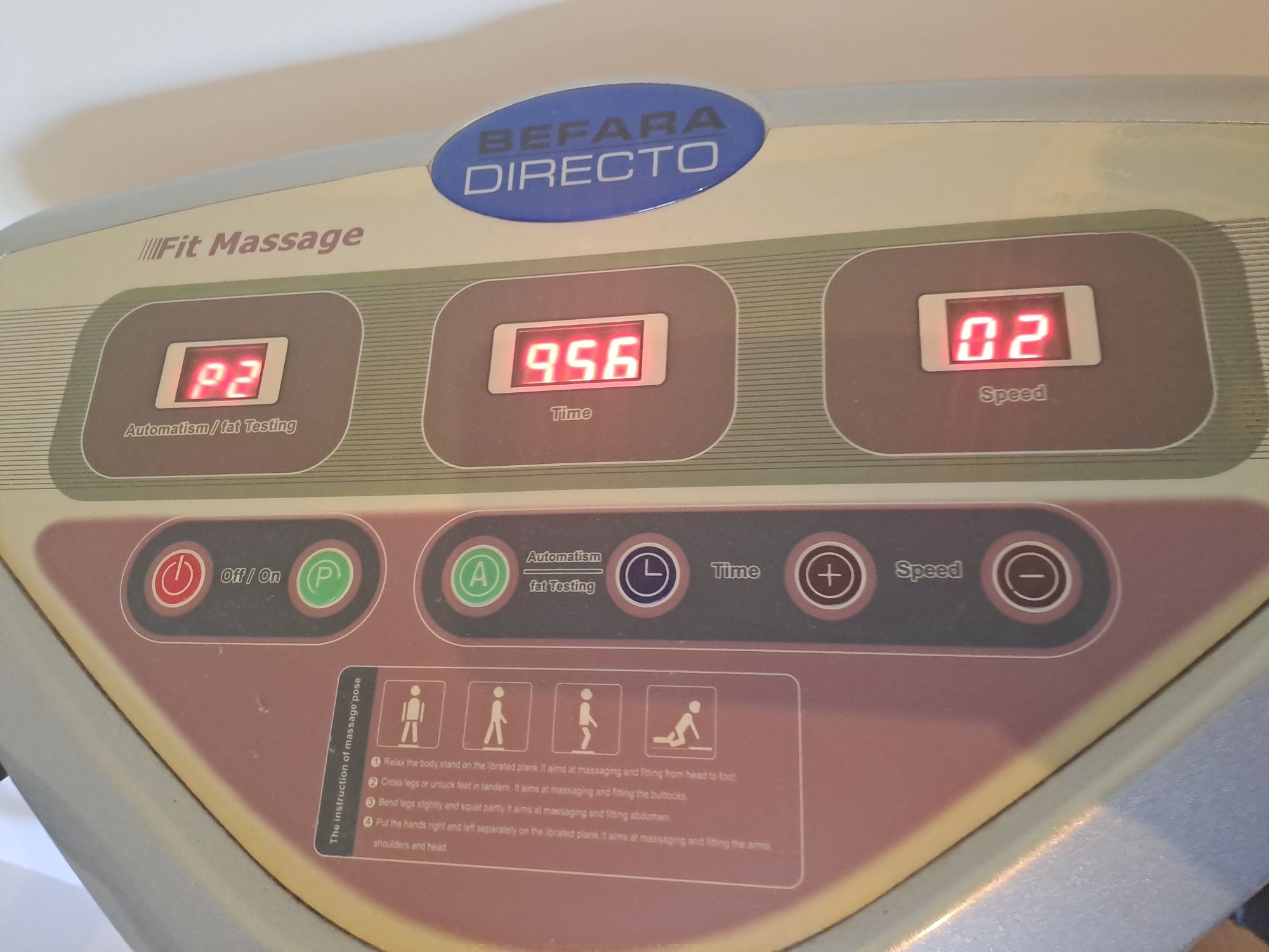 Plataforma oscilatória Crazy feat massage