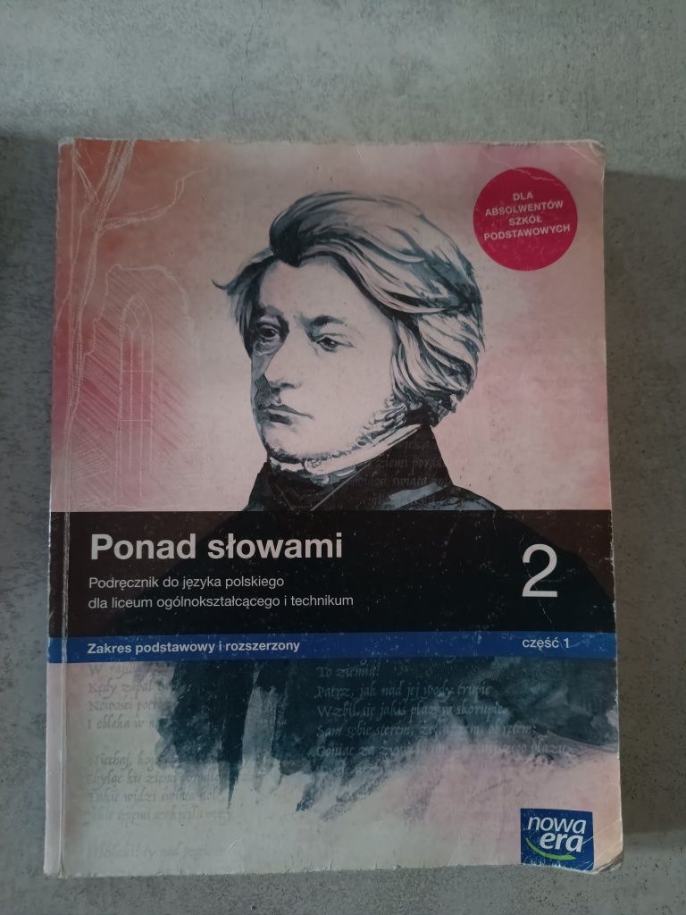 Ponad słowami 2 część 1 . Nowa Era. Zakres podstawowy i rozszerzony