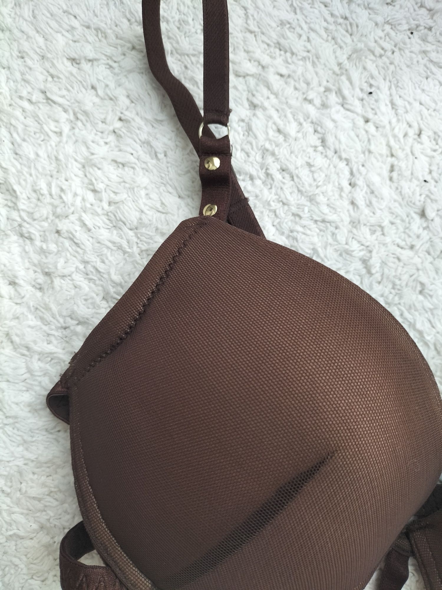 Czekoladowy biustonosz super push up tezenis los Angeles 75c