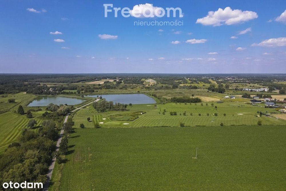 Działka 6,33 ha obok pola golfowego Trzciana