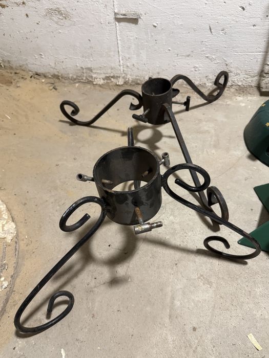 Stojak na choinke stojaki komplet 6 sztuk