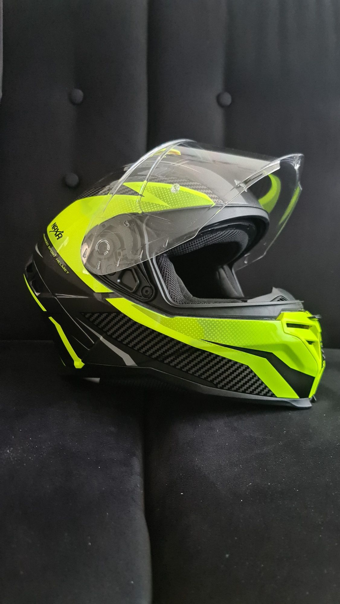 Kask Motocyklowy Integralny Naxa F32 rozmiar XL ECE 2206