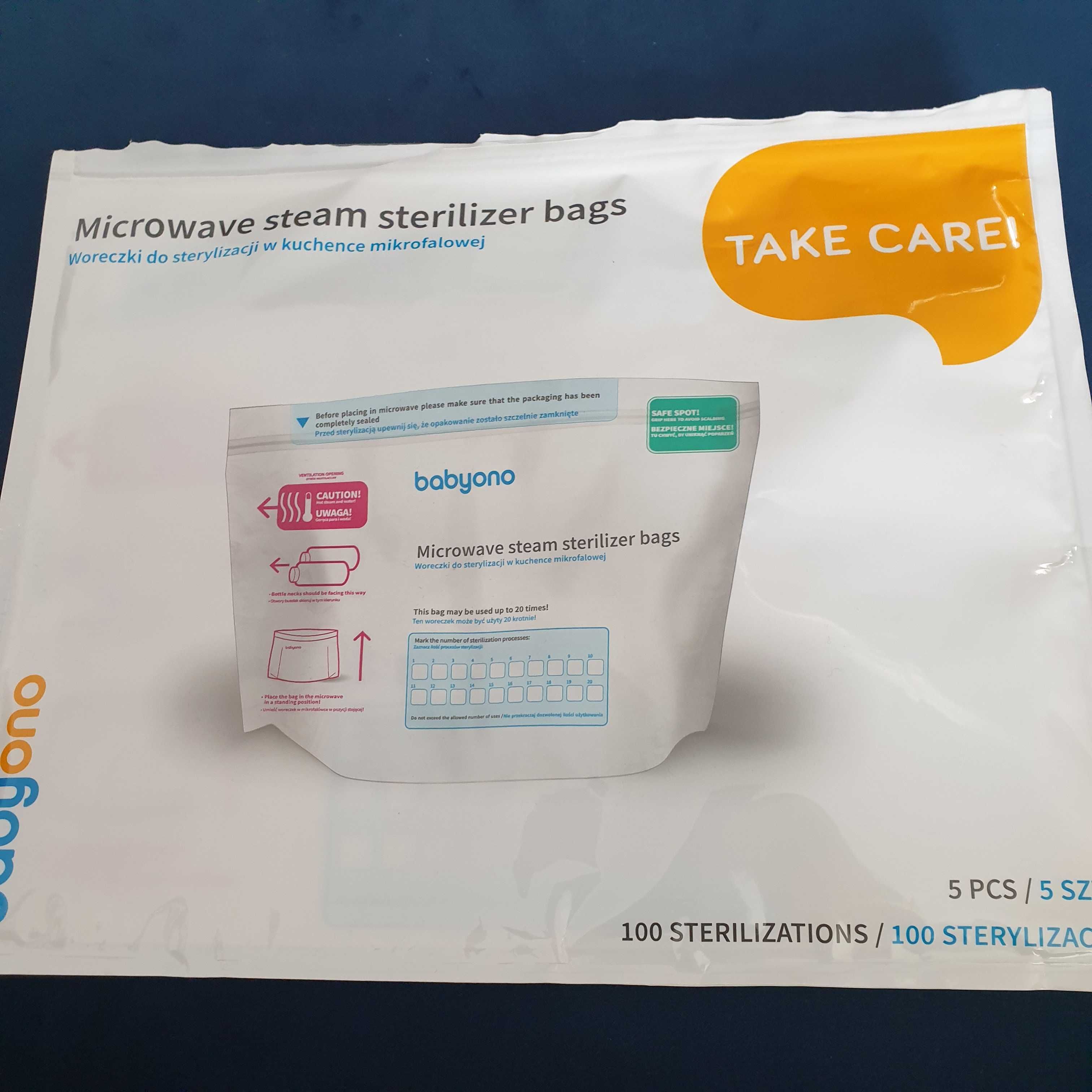 Woreczki do sterylizacji w mikrofalówce