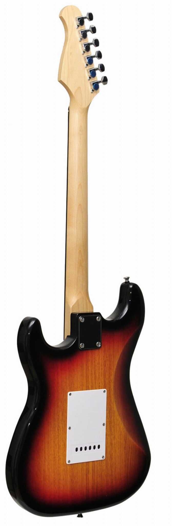 Gitara elektryczna Ever Play Stratocaster podpalana + akcesoria / NOWA