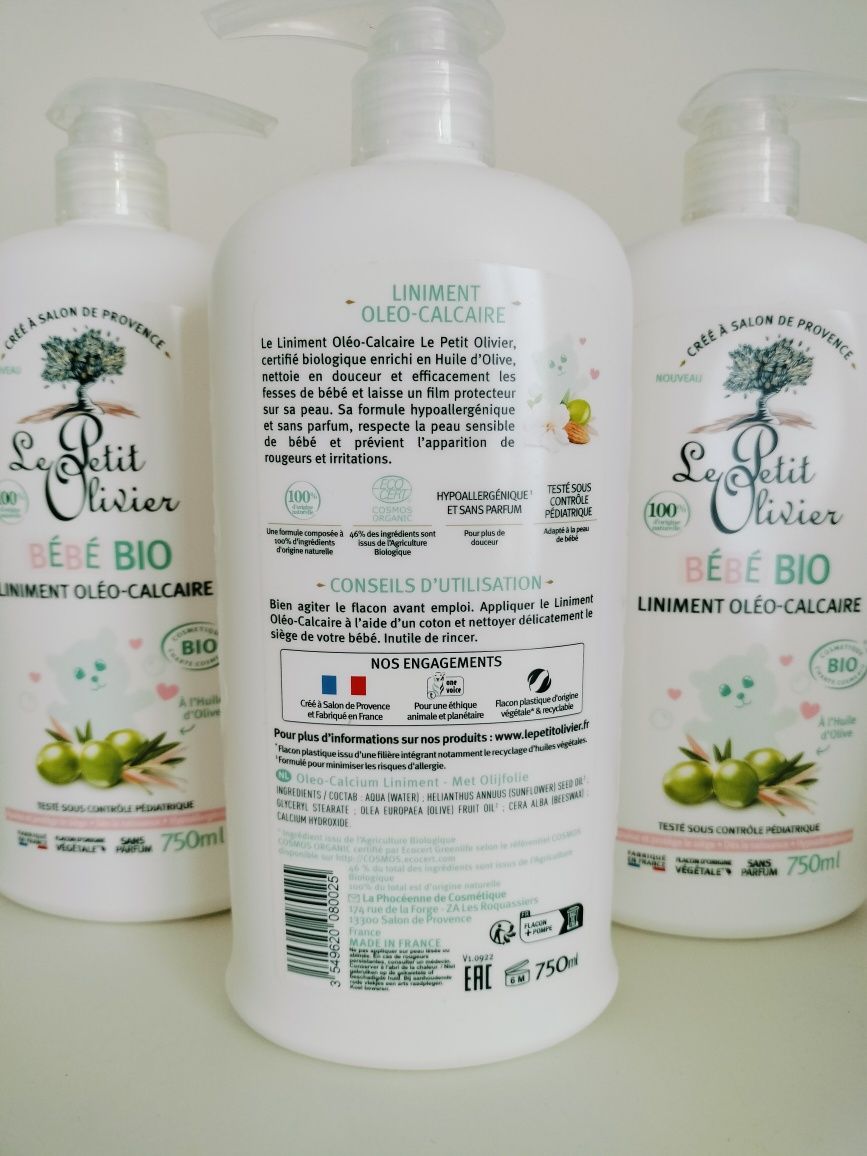 3 linimentos Le Petit Olivier 750ml