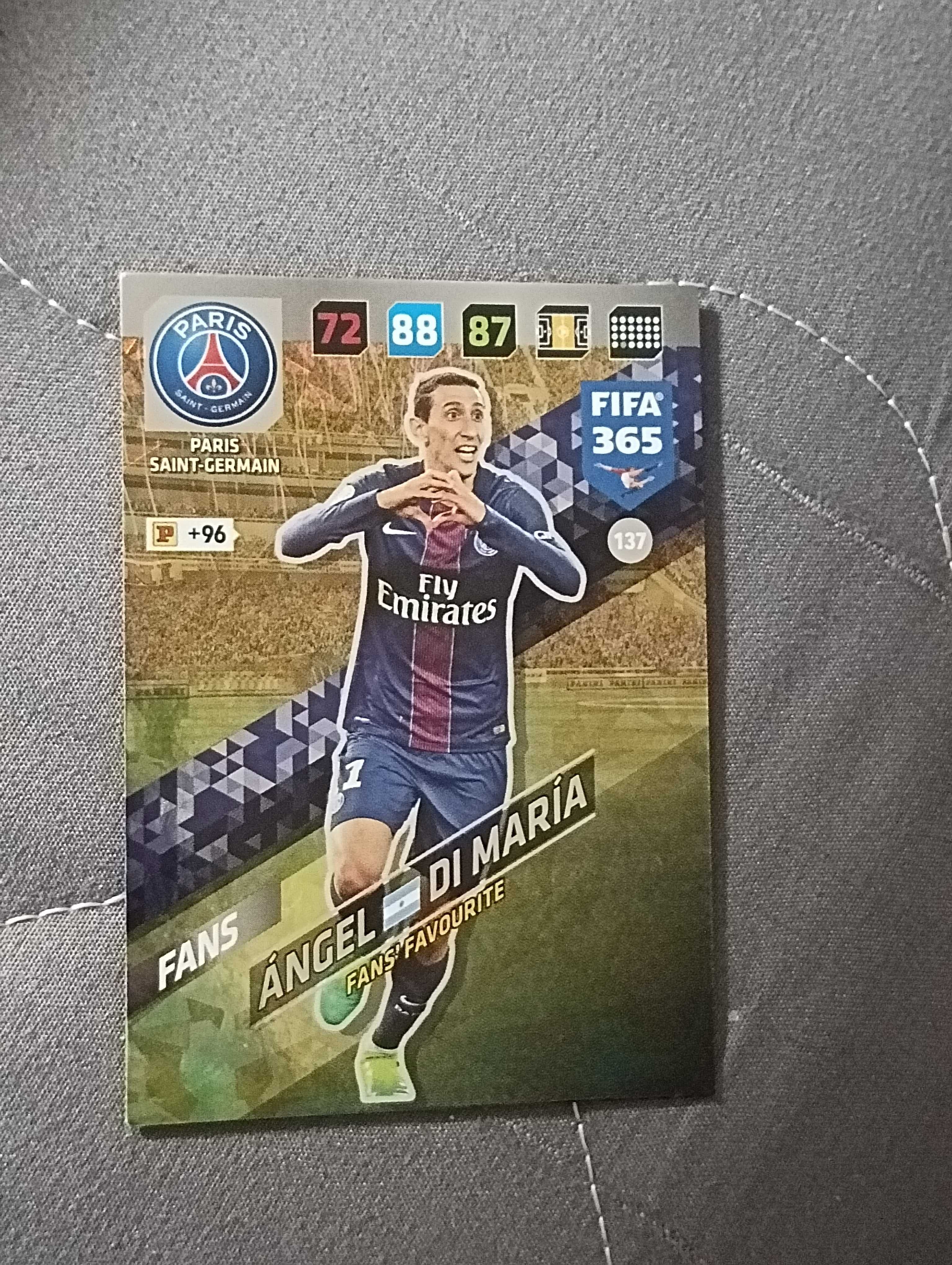 Karta kolekcjonerska Ángel Di Maria