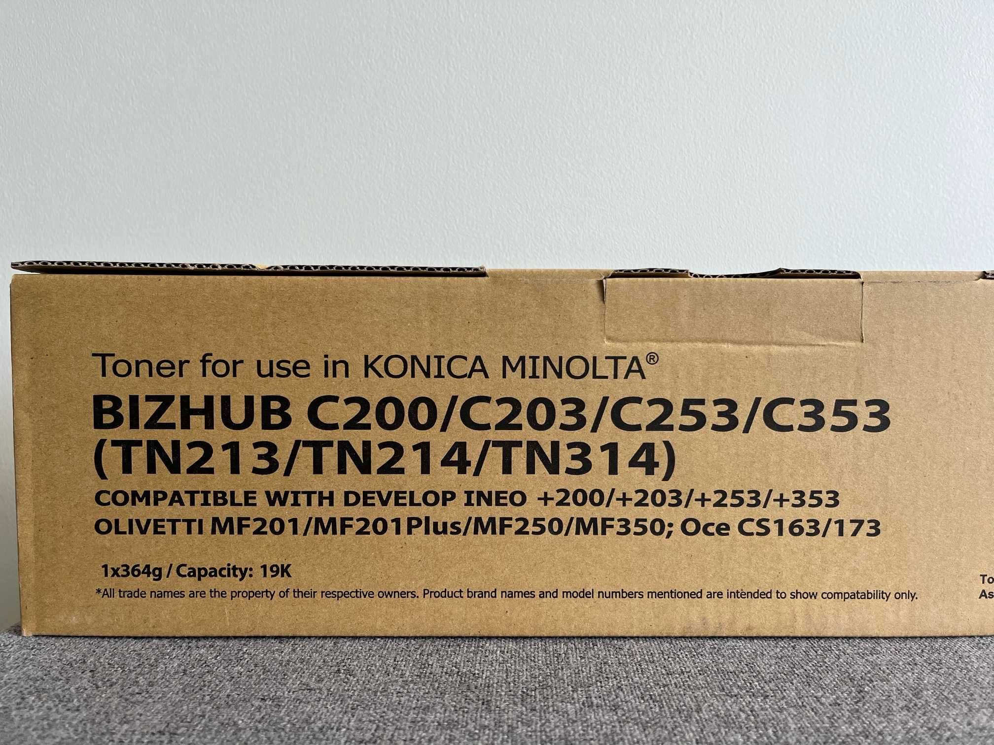 Zgodny Toner do Konica Minolta Bizhub C203 C200 C253 C353 TN-213K żółt