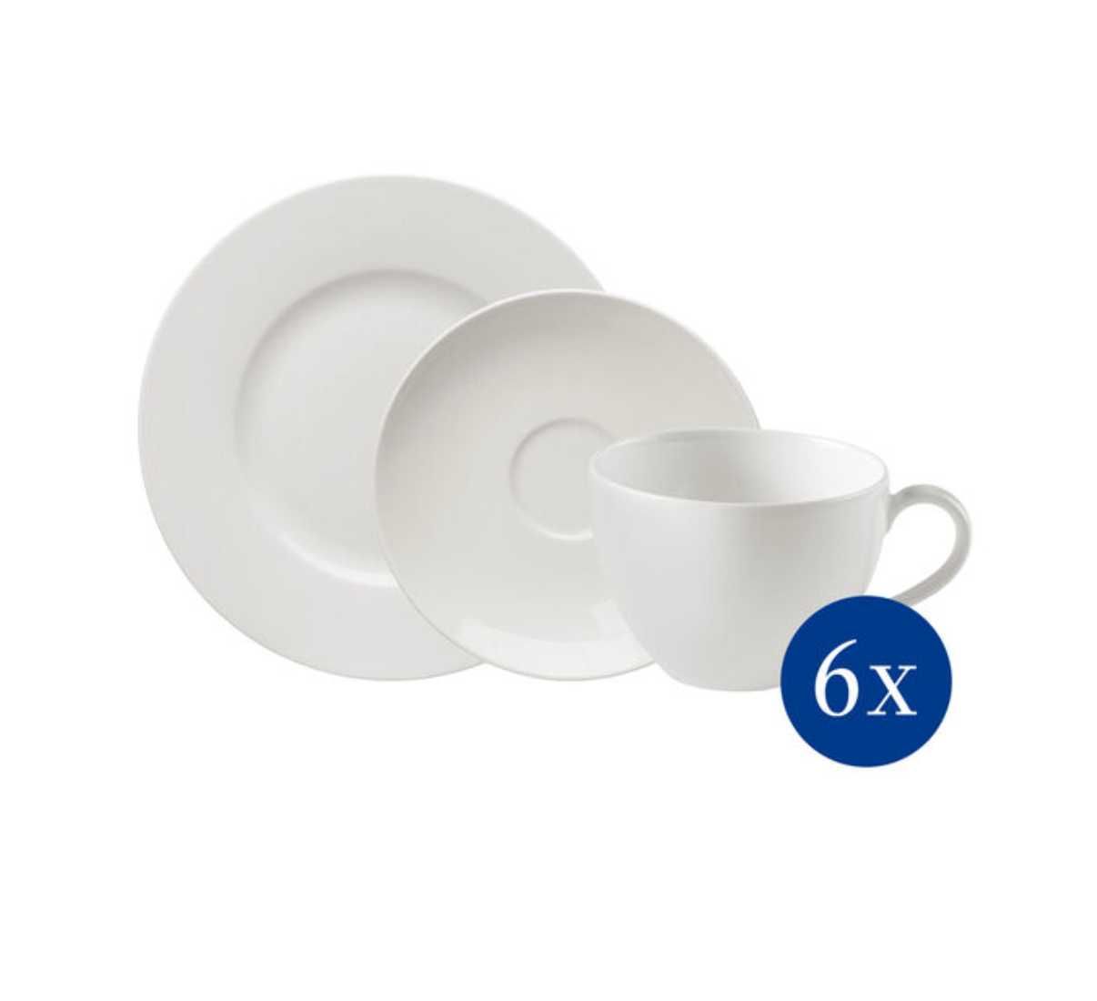 Набор для завтрака Basic White Vivo Villeroy & Boch, 18 предметов