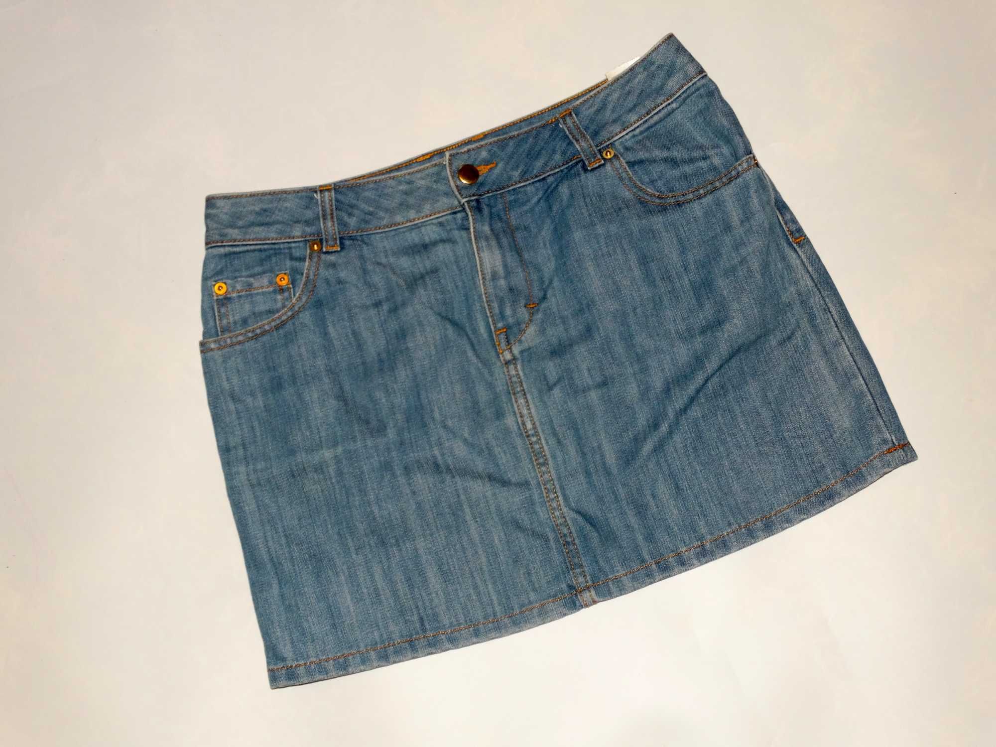 _H&M_Rewelacyjna jeansowa -spódnica do pracy_R.38_