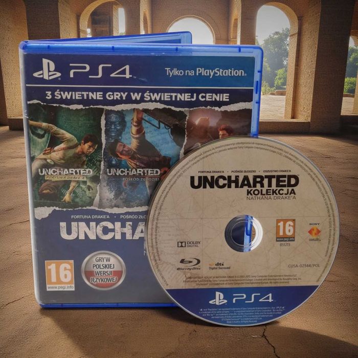 Gra PS4 Uncharted Kolekcja Nathana Drake (Polska Wersja)