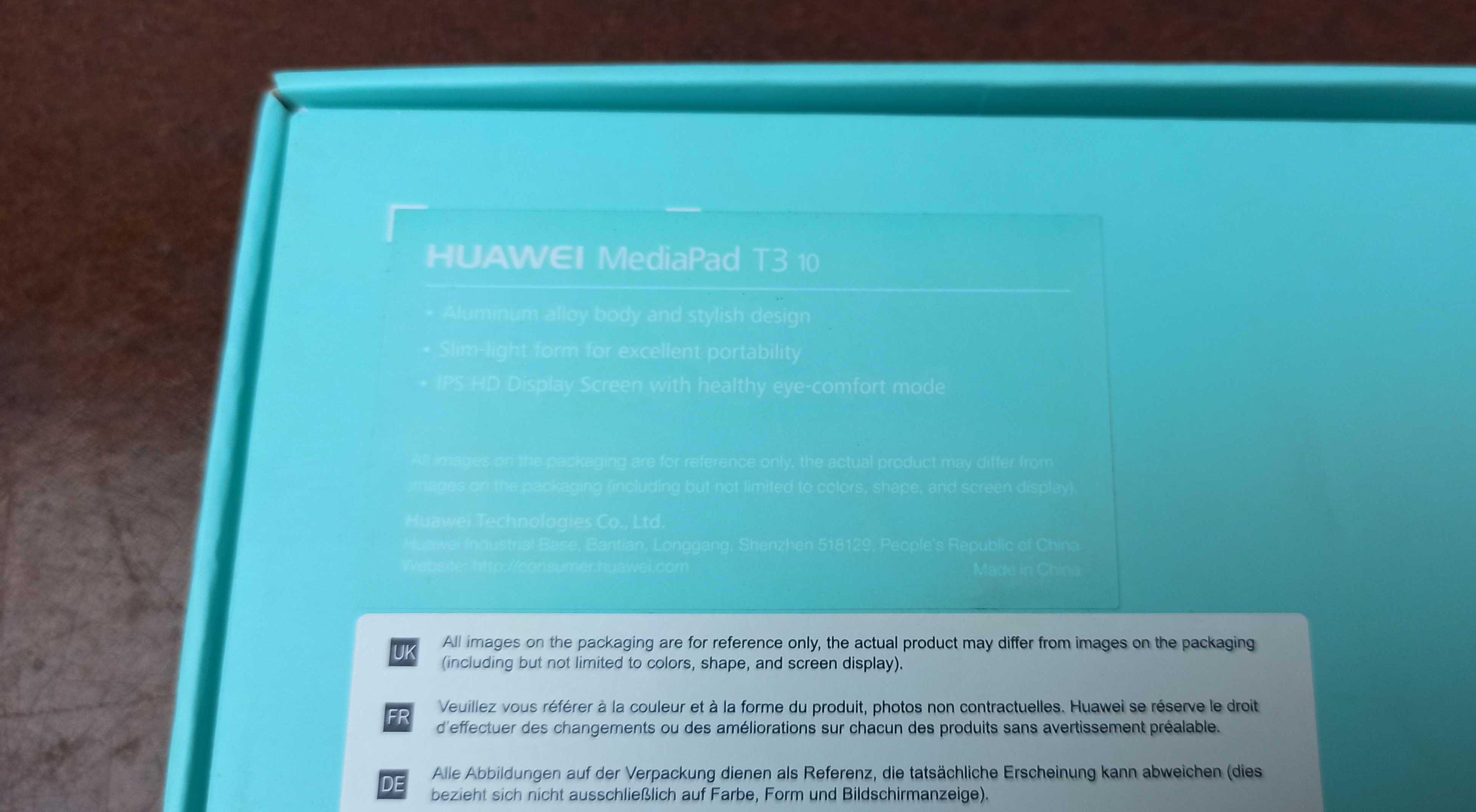 планшет 10" Huawei MediaPad T3  AGS-W09 на восстановление или запчасти
