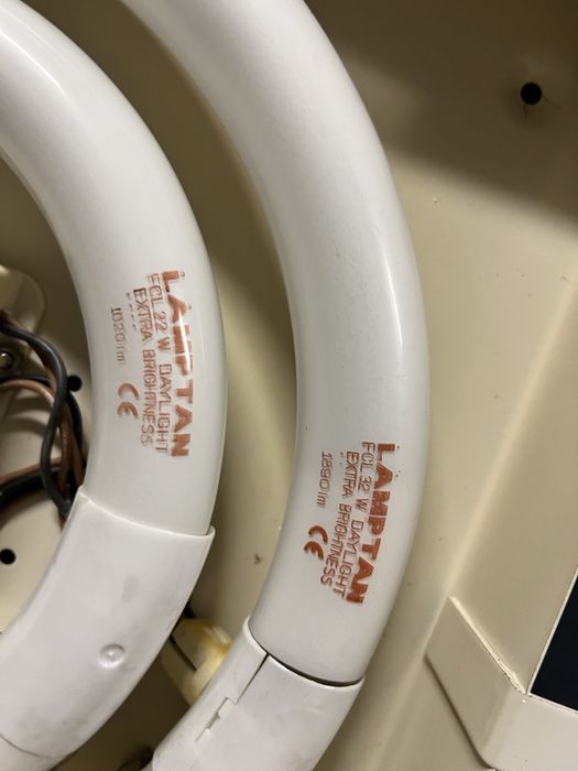 Candeeiro teto inox pvc