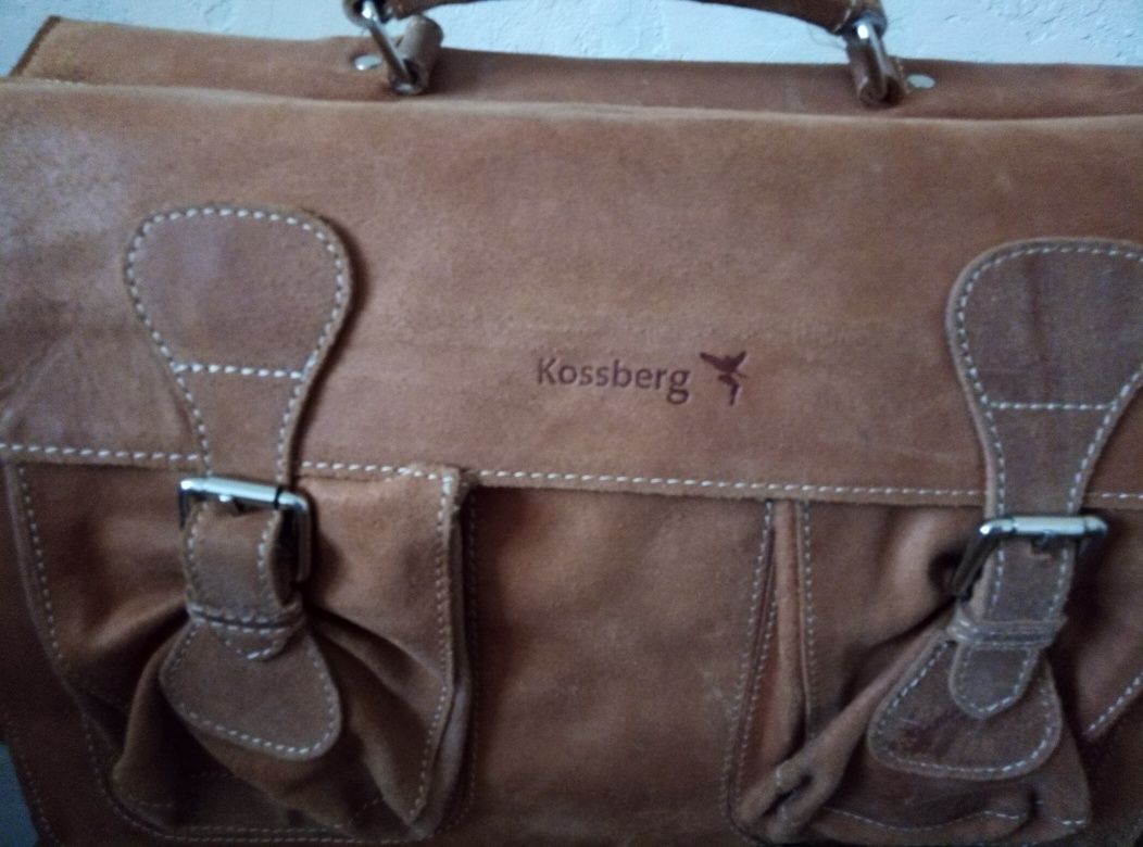 Винтаж 90-е Kossberg сумка портфель мессенджер идеал