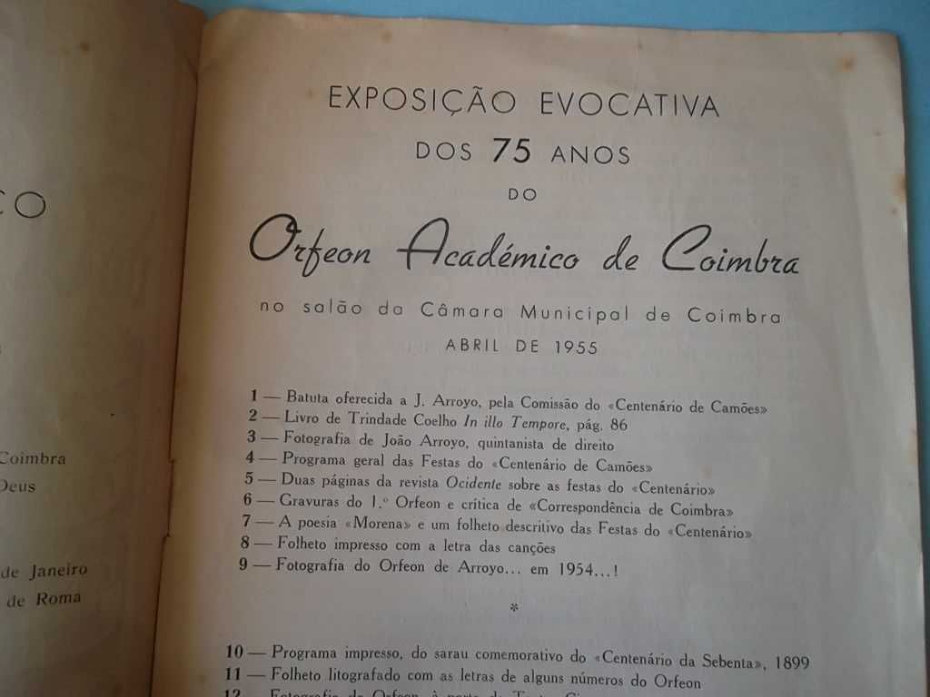 Orfeon Académico de Coimbra : Bodas de Diamante (1955)