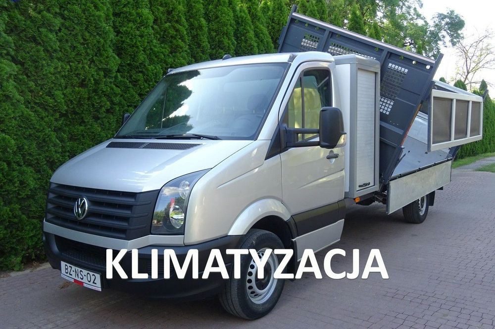 Volkswagen CRAFTER 2.0TDI 163KM 3 stronna wywrotka aluminiowa, 3 osobowa  Volkswagen Crafter 2,0 TDI 163 km 3 stronna wywrotka Sprowadzona