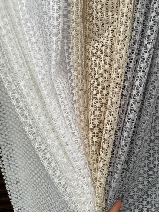 Тюль гіпюр турецька гардины шторы фіранки фатін сітка занавески