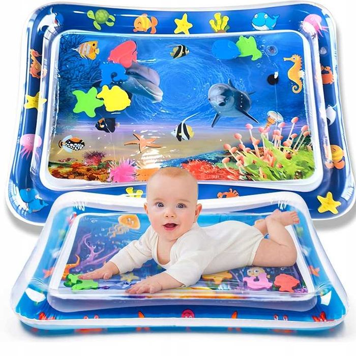 MATA WODNA XL Sensoryczna Dmuchana dla Niemowląt Kształty Kołnierz