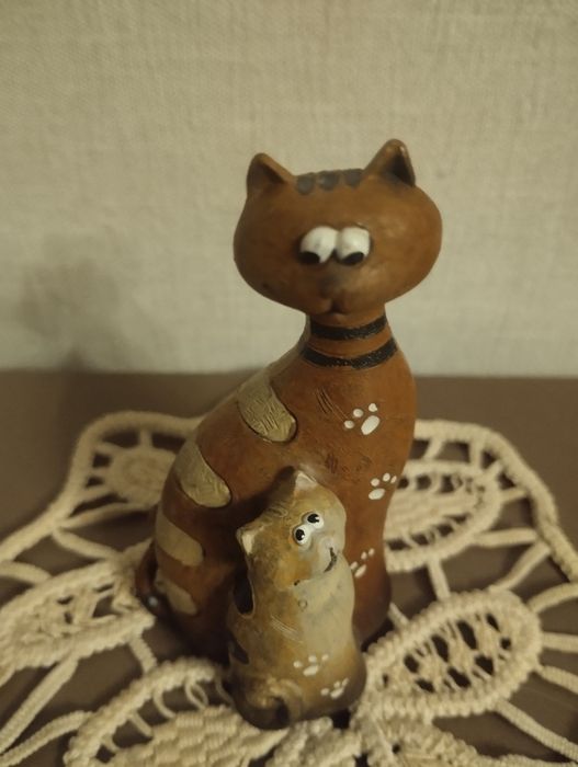 Статуэтка Кошка с котенком Shudehill Giftware