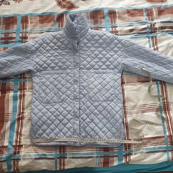 Вільна якісна стьобана куртка/сорочка/бомбер оверсайз xs-m