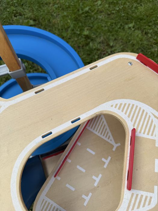 Garaż drewniany na resoraki Lidl duży