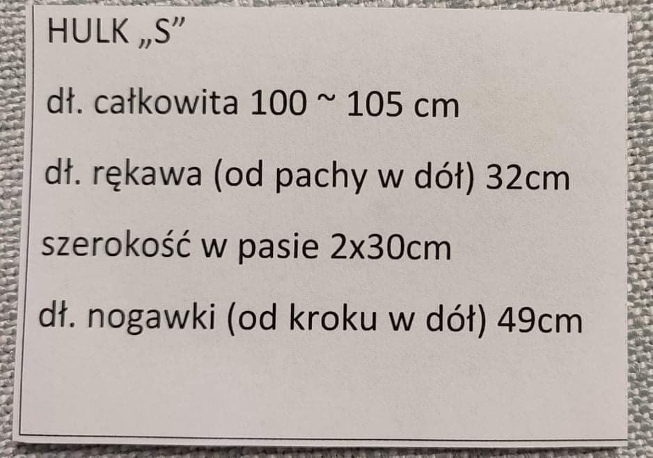 Strój kostium karnawałowy dla Hulka