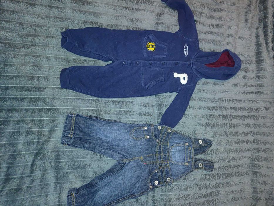 Zestaw ubranek dla chlopca rozmiar 74 i 80