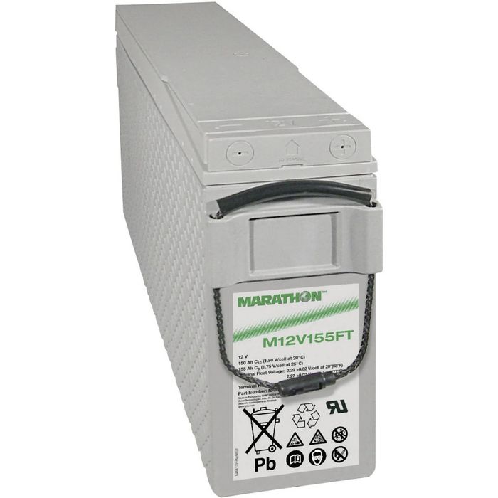 MARATHON AKUMULATOR bezobsługowy EXIM12V155FT150Ah AGM  12 V 150 Ah