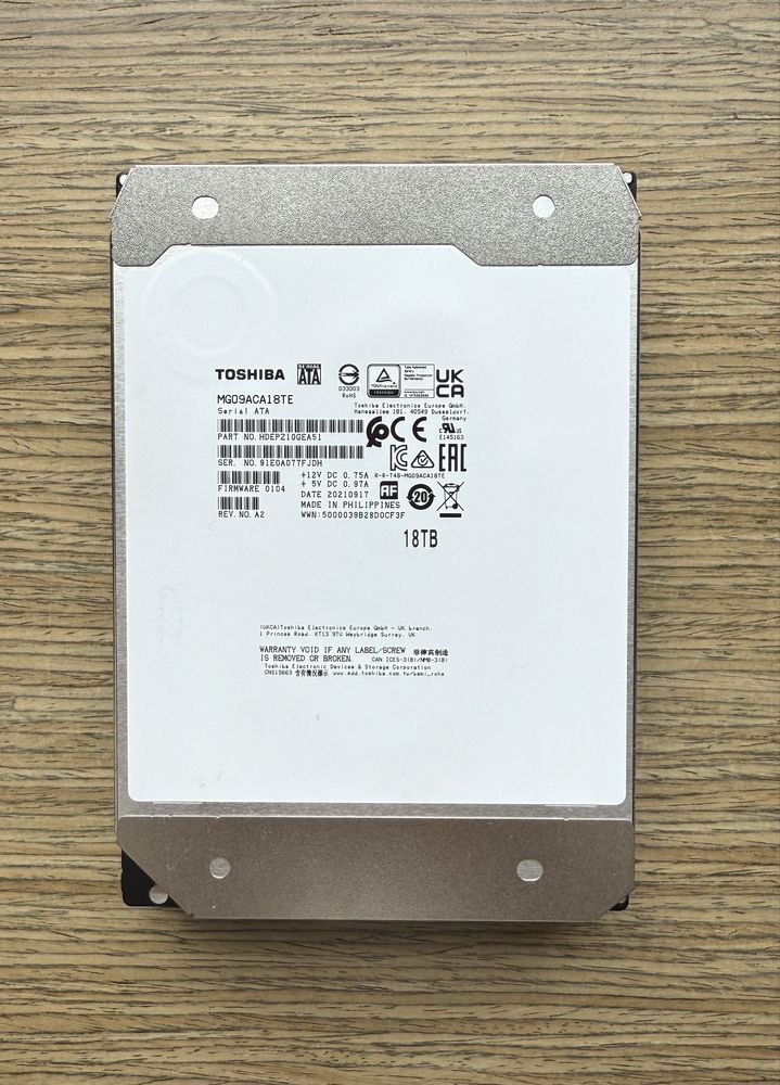 Dysk twardy Toshiba 18 TB