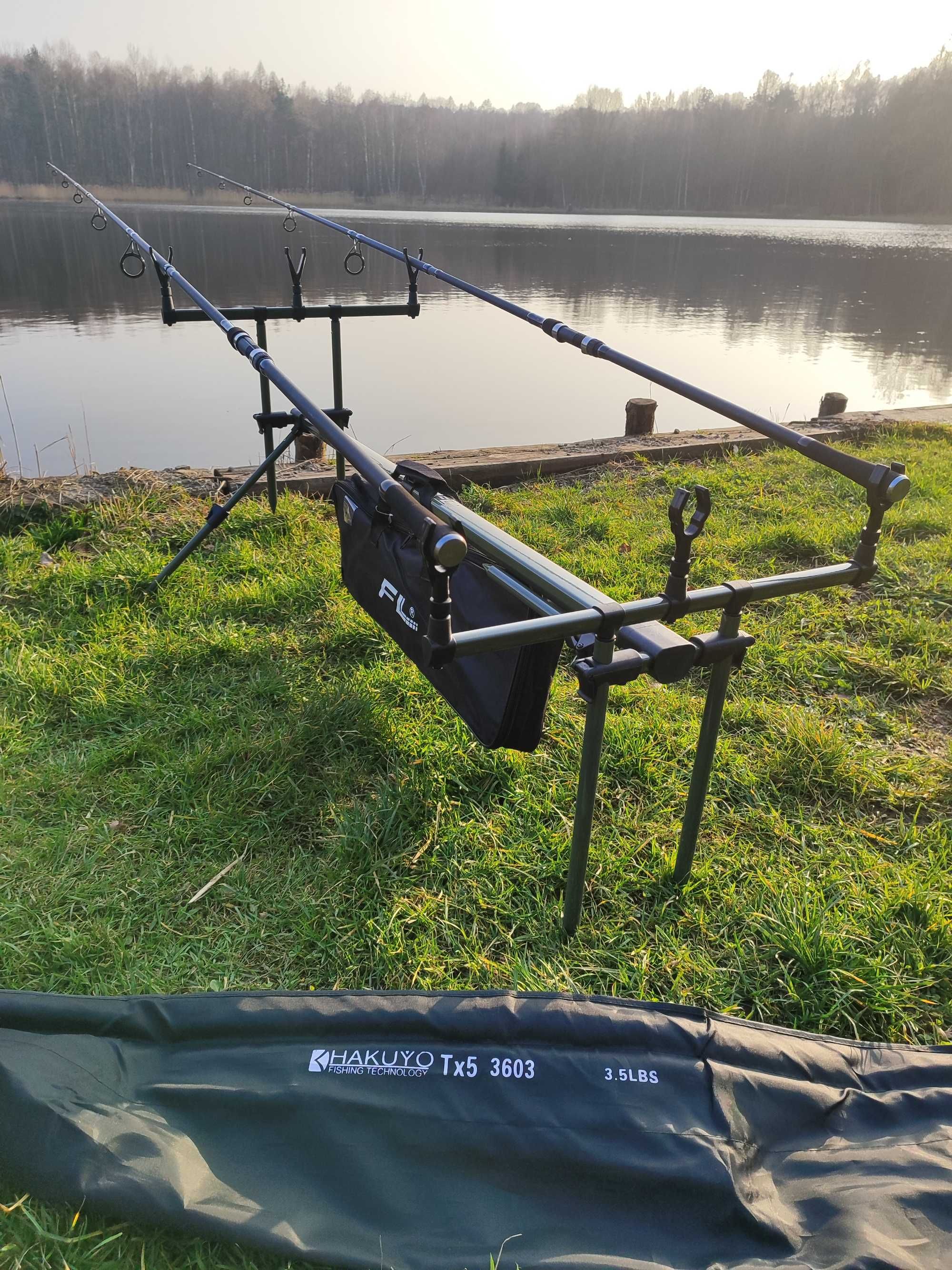 Rod Pod Stojak na wędki Stanowisko Karpiowe Nowy