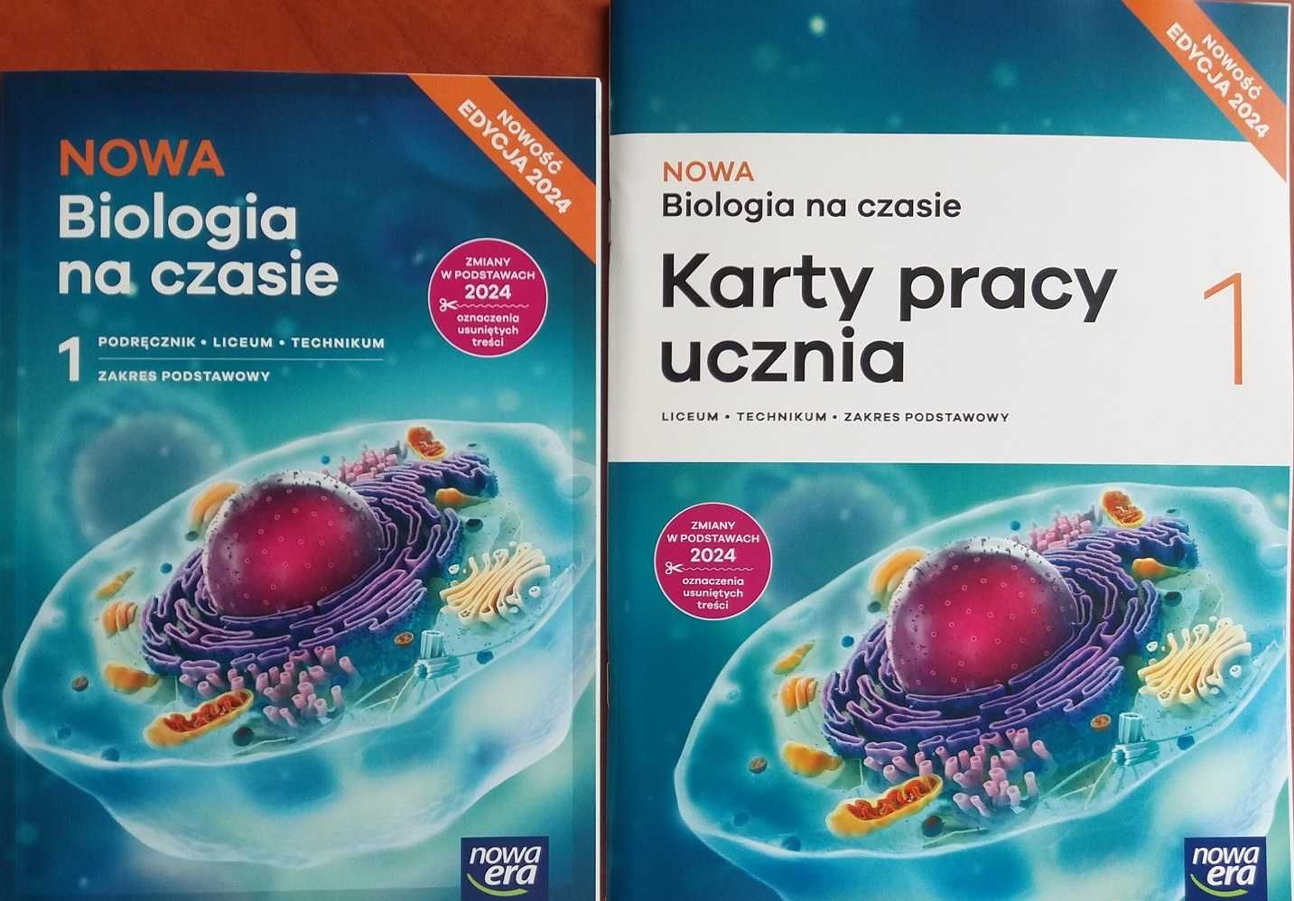 Nowa Biologia na czasie LO 1 podr. ZP + Karty pracy ucznia Edycja 2024