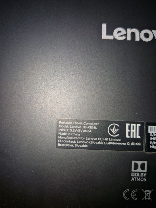 Планшет lenovo tb x104l    2/32