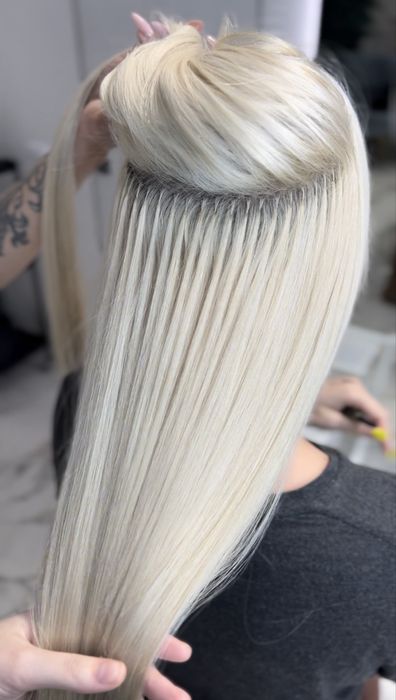 Нарощування волосся Наращивание волос Снятие нарощенных волос