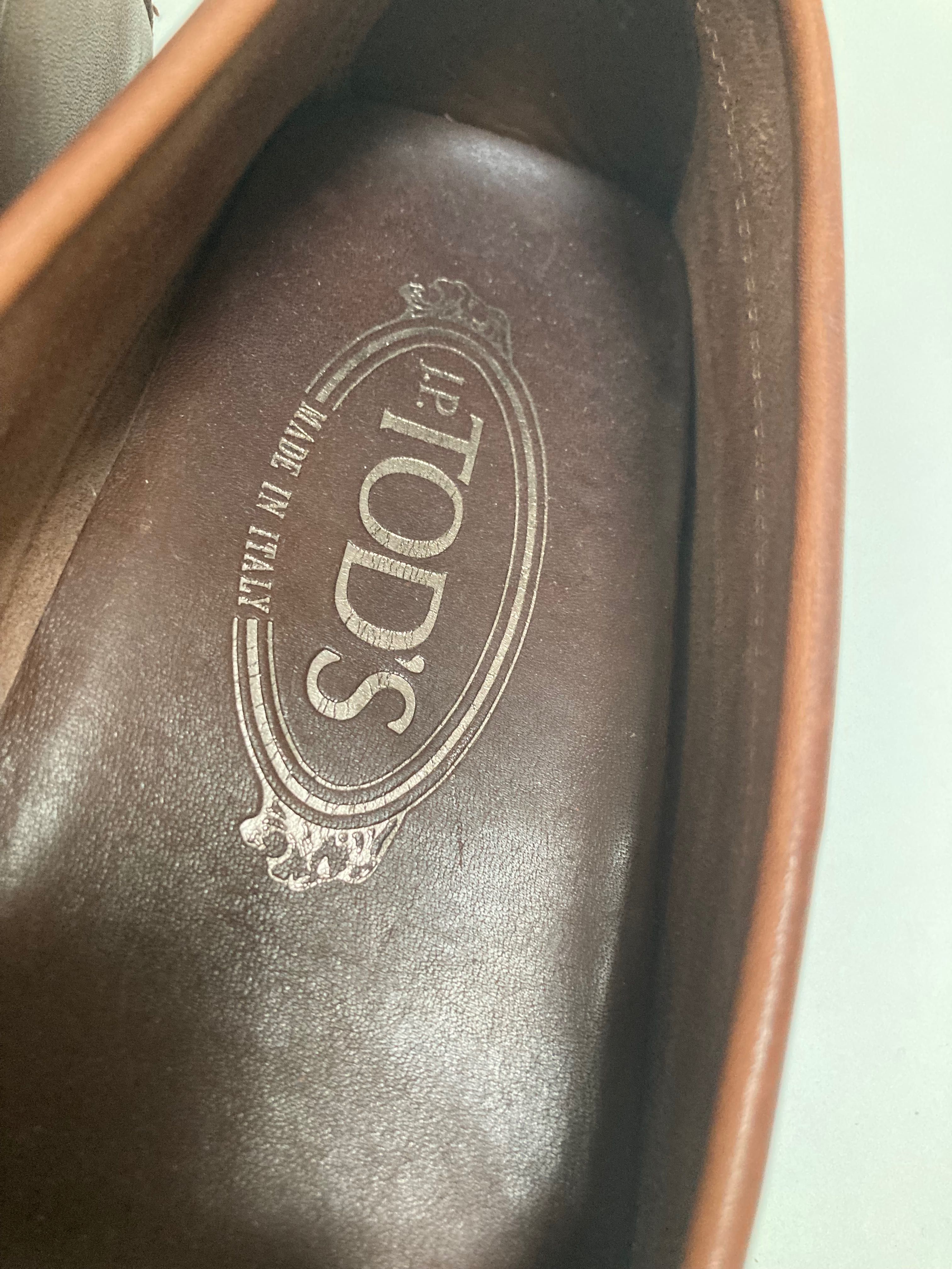 TOD’S мокасини, driving loafers шкіра , 35,5 . Рідкісна модель