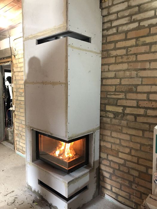 Монтаж каминов,установка дымоходов!