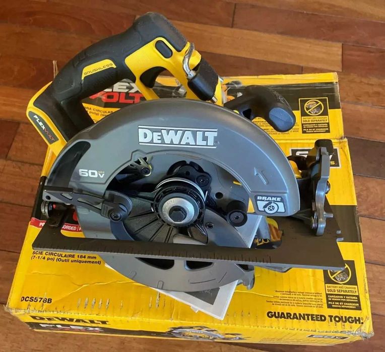 Пила безщіткова акумуляторна DEWALT DCS577 та 578 паркетка N B X1  X2