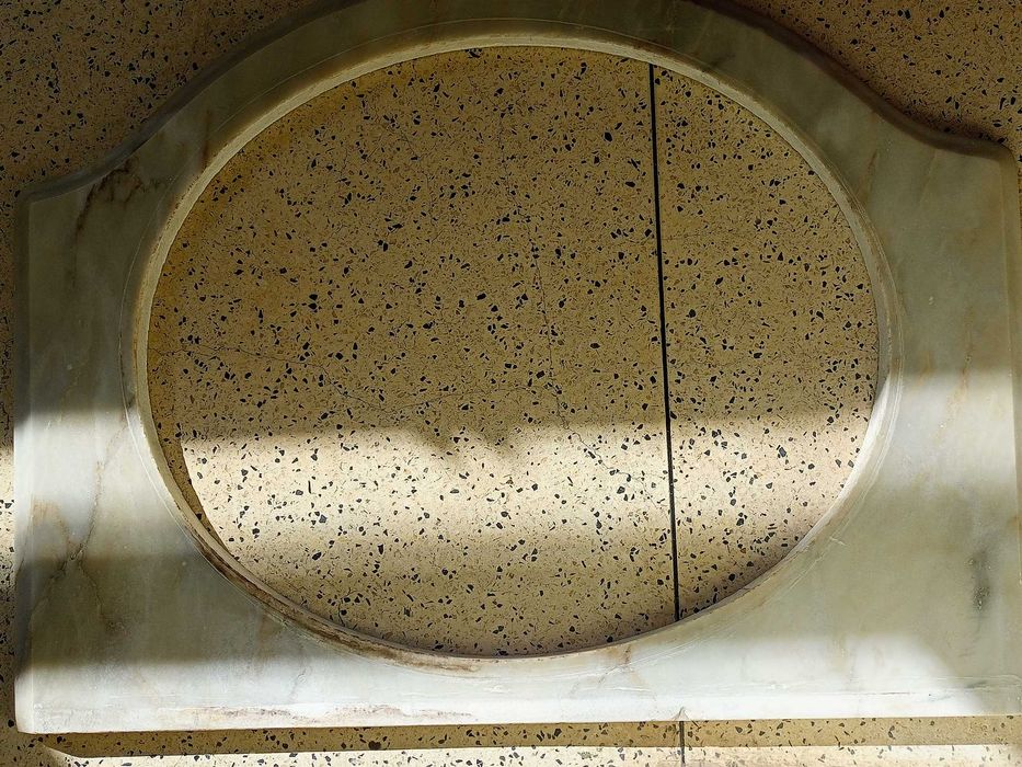 bancada em mármore para lava-loiça