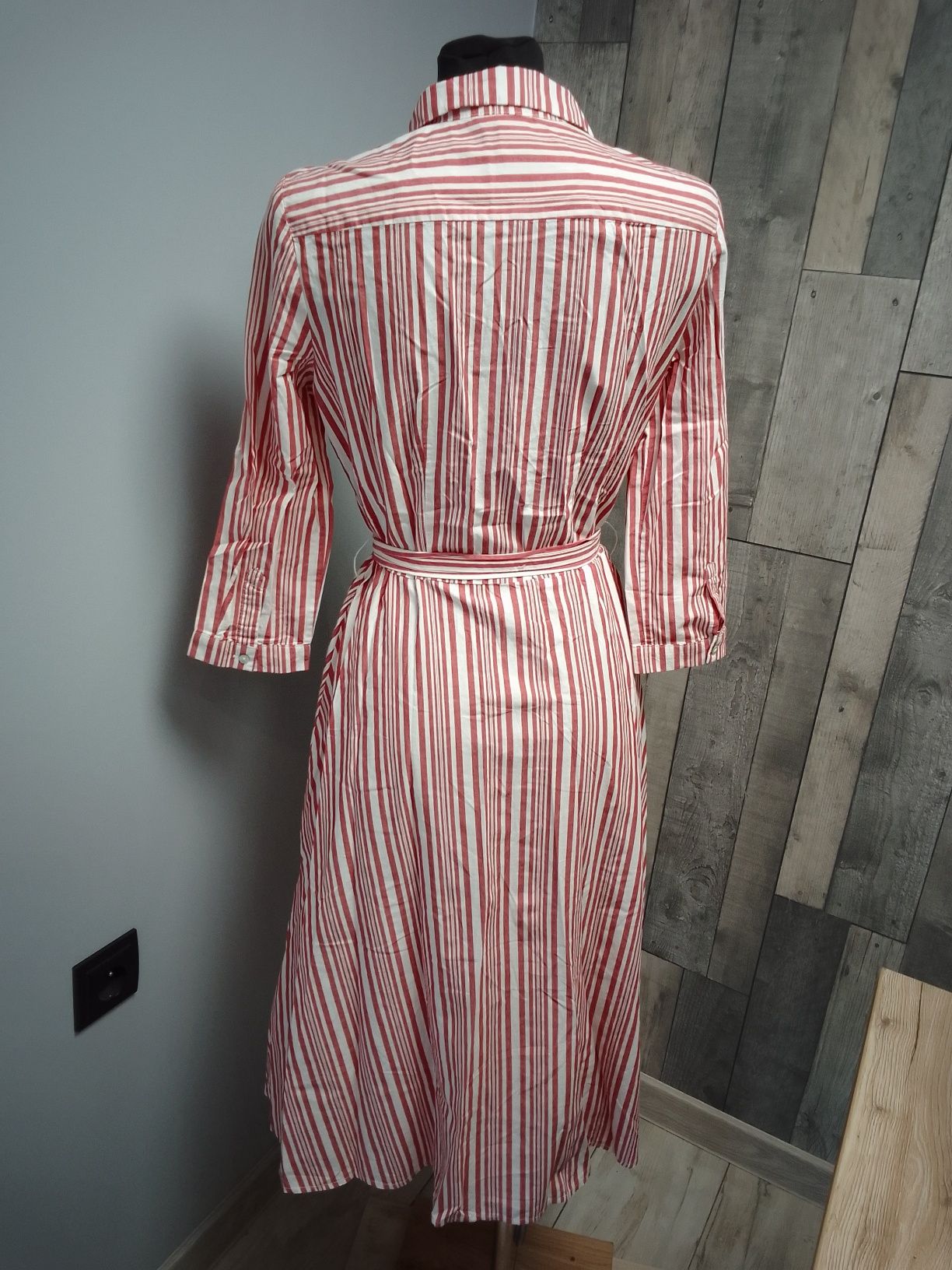 H&M szmizjerka w paski damska sukienka XS