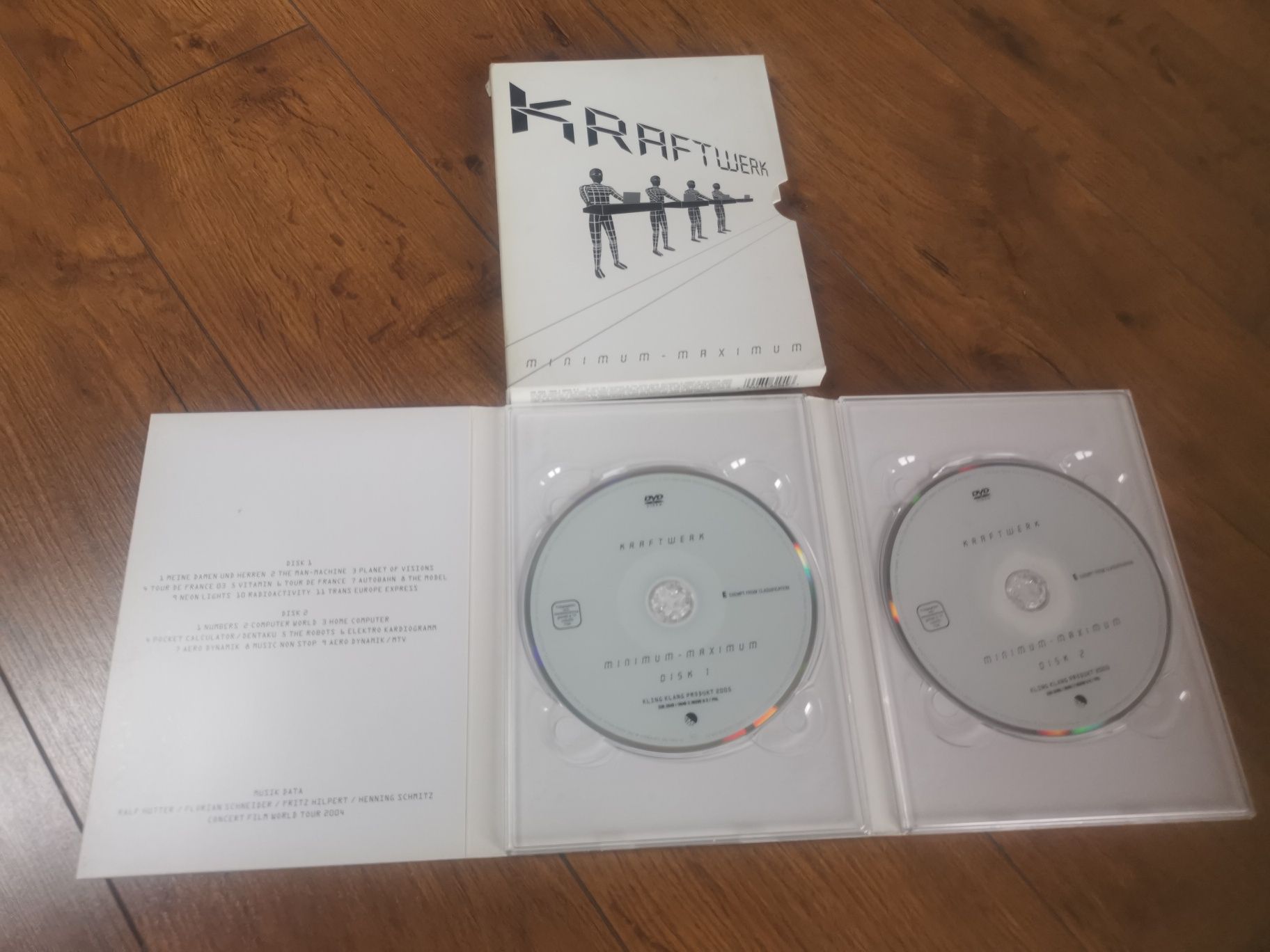 Kraftwerk Minimum - Maximum dvd x2