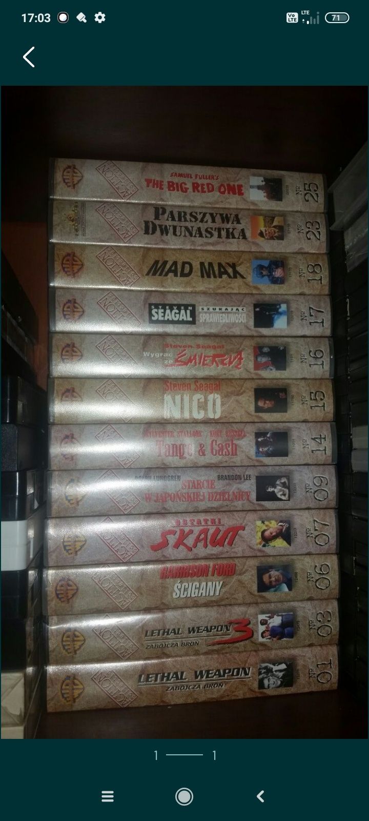 Filmy action Collection VHS