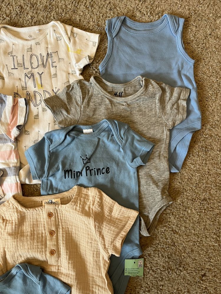 Body krótki rękawek 68 8 szt Reserved H&M dla maluszka na lato next