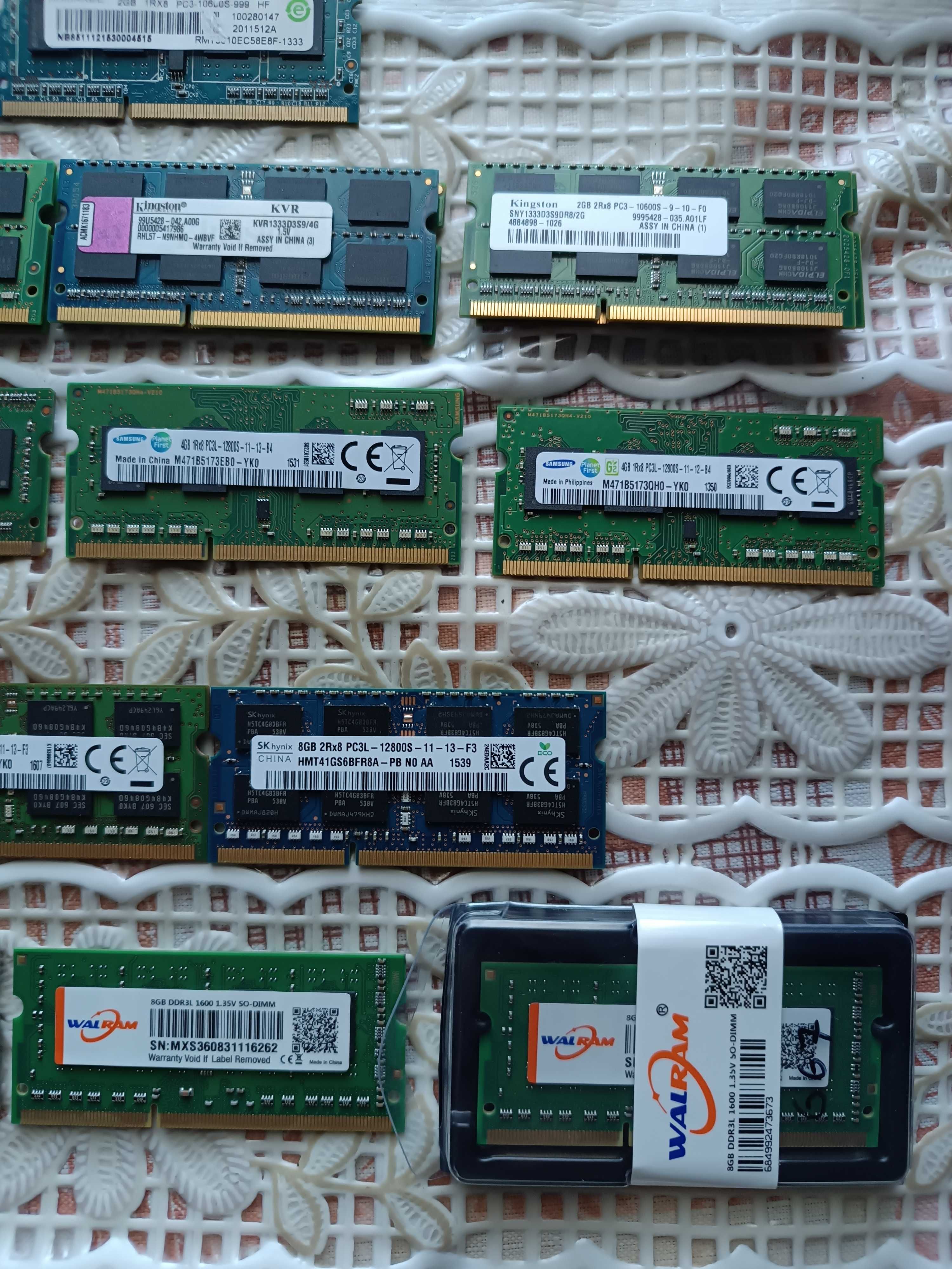 Оперативна память ОЗУ для ноутбука DDR3