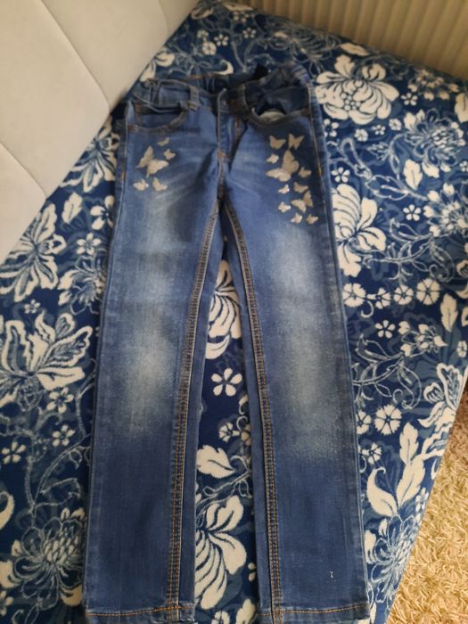 Spodnie jeans dziewczęce