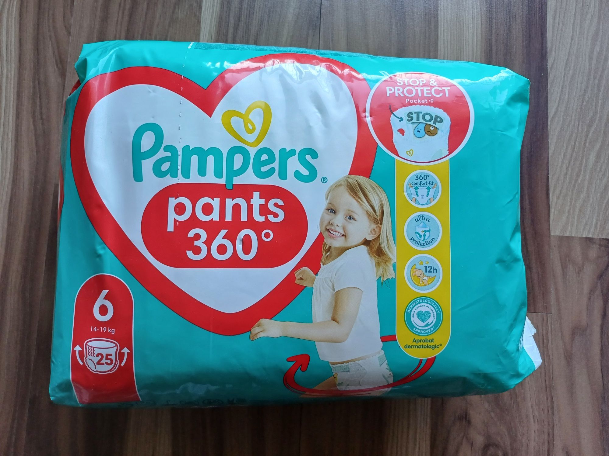 Pieluchomajtki Pampers Pants Rozmiar 6 25 szt.