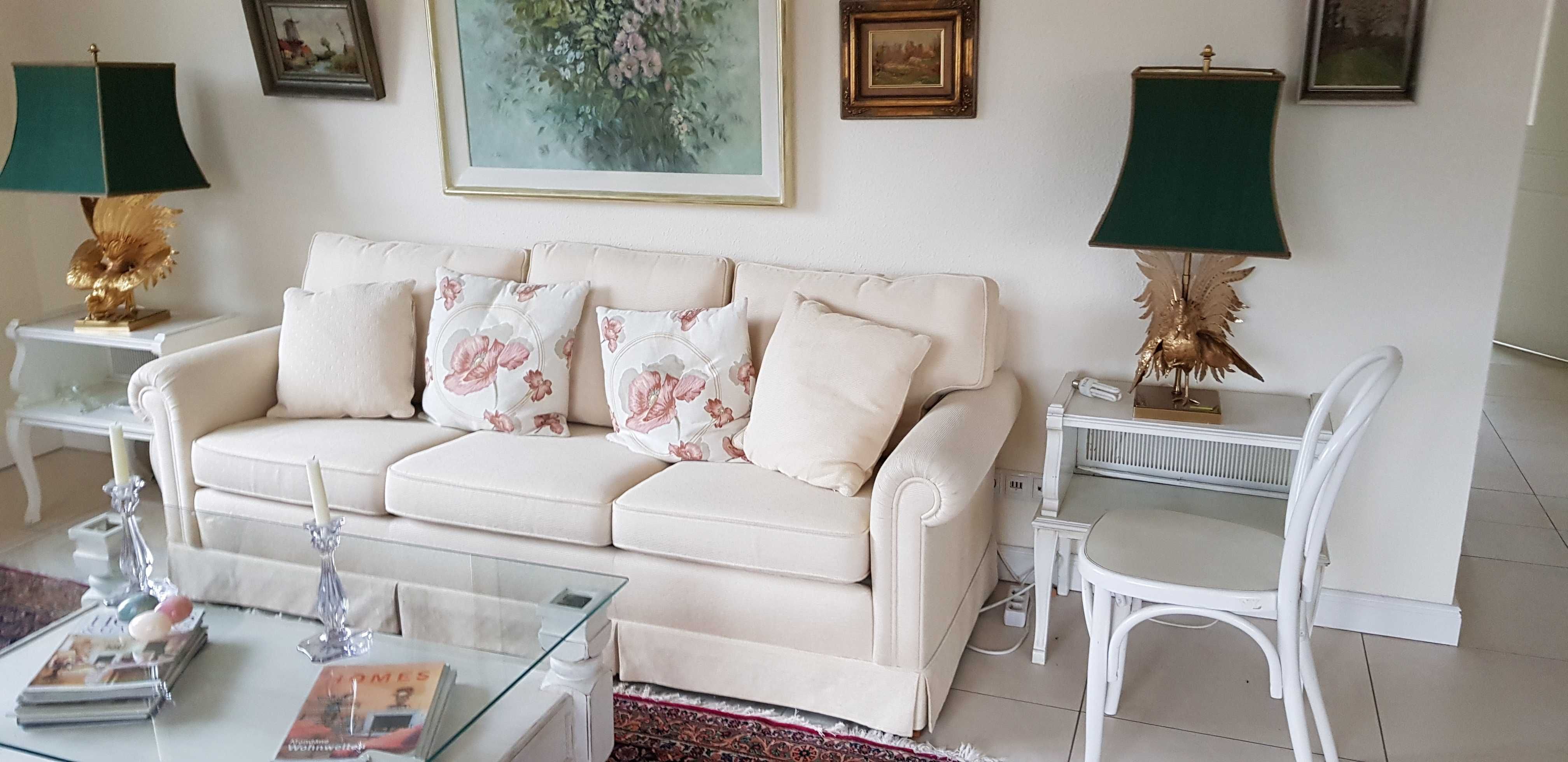 Sofa Sztruksowa Krem