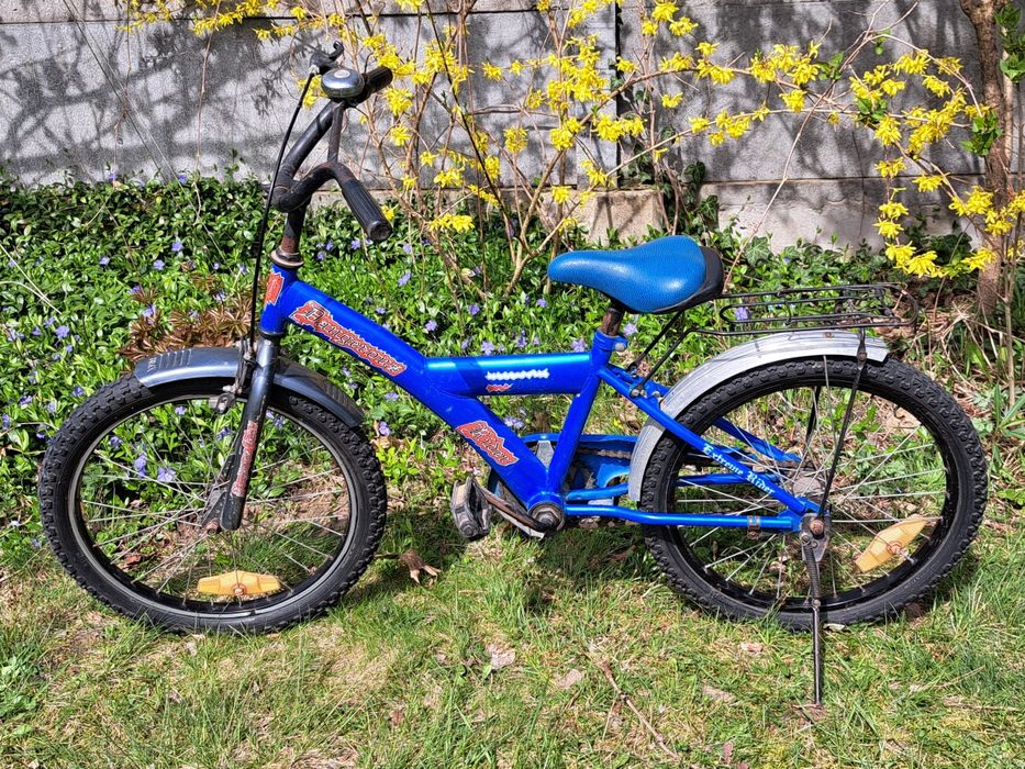 Chłopięcy rower niebieski, koła rozmiar 20