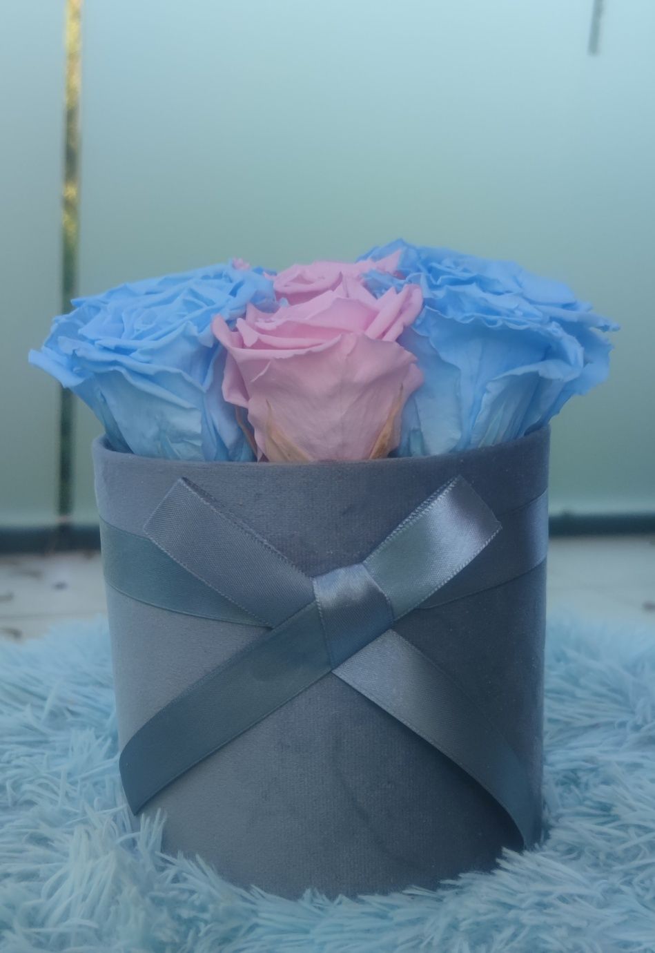 Flowerbox z wiecznymi różami