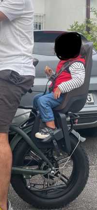 Cadeira para bicicleta e adaptador traseiro