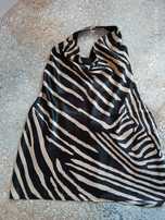 Top bluzka elegancka wizytowa M odkryte plecy hm
