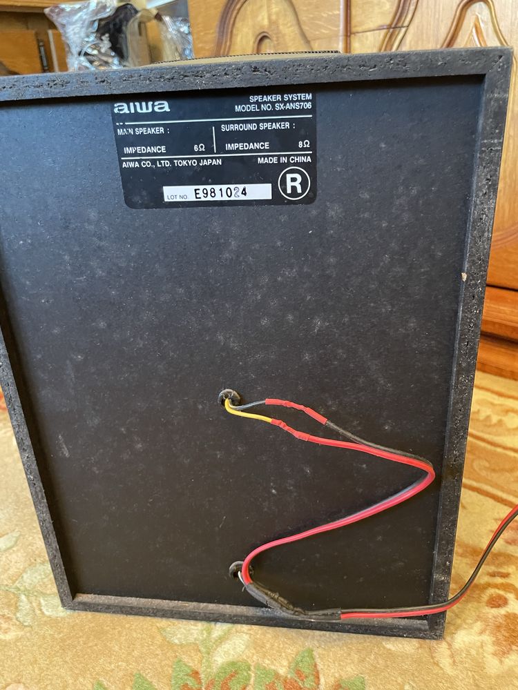 Продам колонки Aiwa sx-ahs706