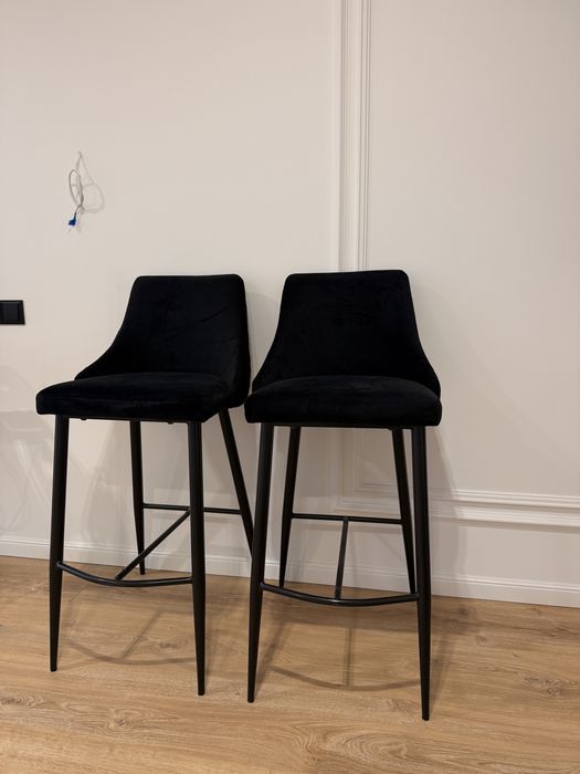 Барні стільці (чорні,2шт)